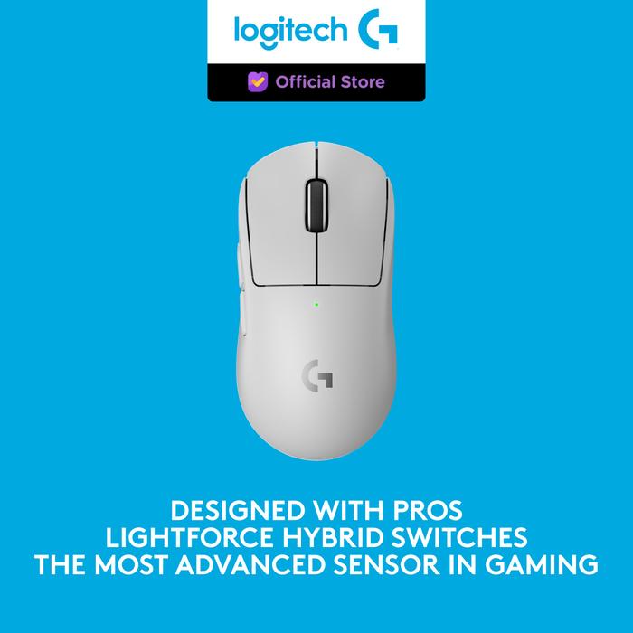 Gambar Logitech G PRO X SUPERLIGHT 2 Mouse Gaming Wireless E-Sports - White dari Logitech G Official undefined Tokopedia
