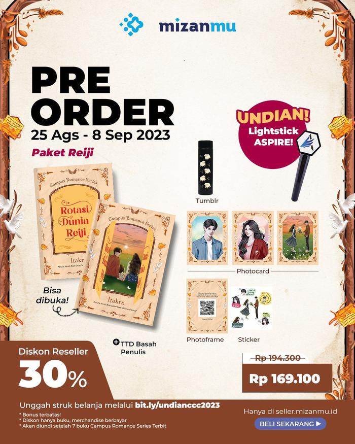 Gambar PRE ORDER - ROTASI DUNIA REIJI - ITAKRN - BENTANG BELIA - BUMIFIKSI - REIJI dari bumifiksipadang undefined Tokopedia