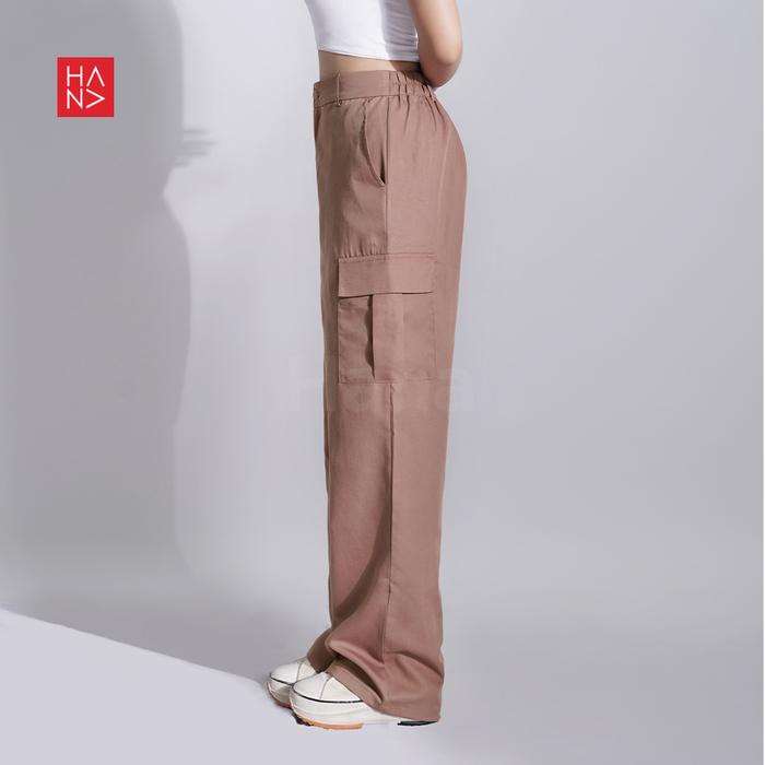 Gambar Hana Fashion - Diane Cargo Pants Celana Panjang Wanita - LP275 - Khaky, Plus Size dari hanafashion_shop undefined Tokopedia