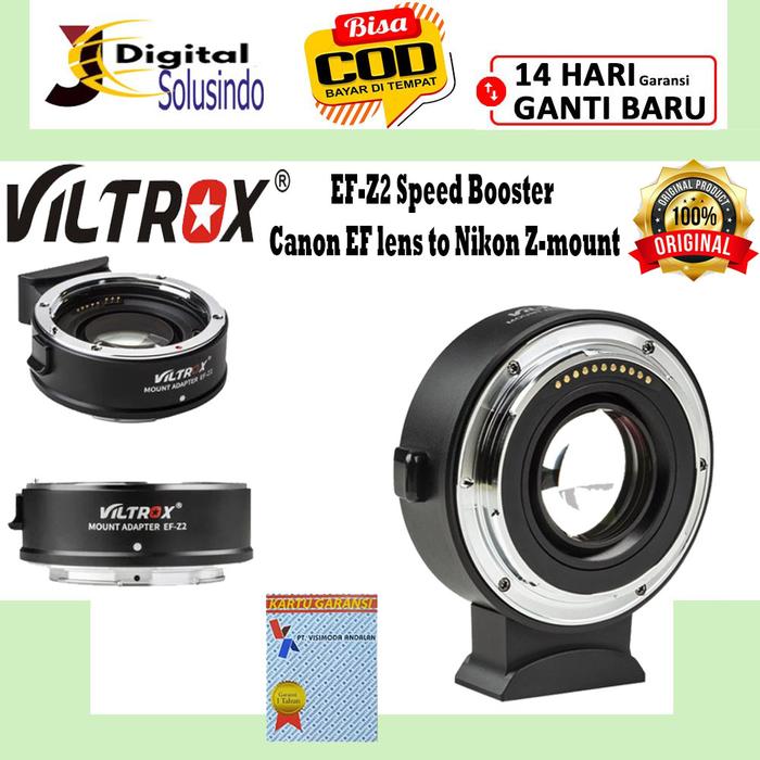 Jual Viltrox EF-Z2 Speed Booster Canon EF lens to Nikon Z-mount