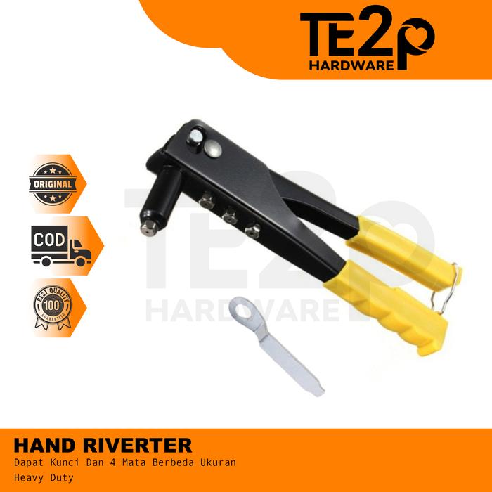 Jual Hand riveter tang paku rivet manual gun ripet 2,4mm - 4,8mm alat ...