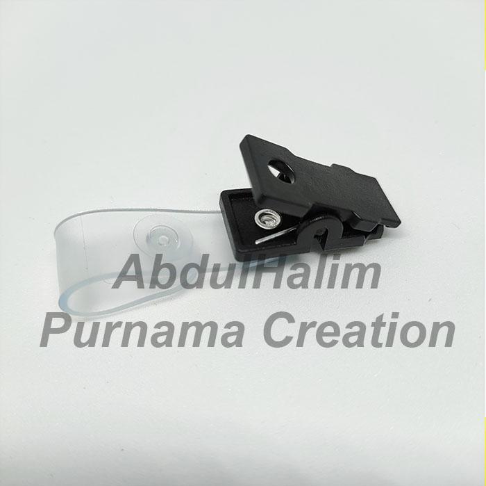 Gambar jepitan id card / clip id card Bahan Berkualitas Anti karat - Hitam dari Purnama Creation undefined Tokopedia