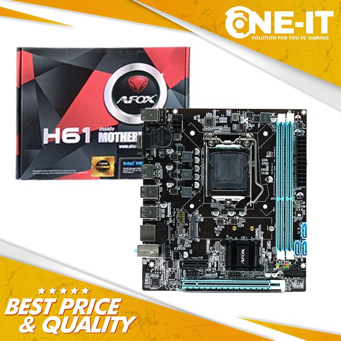 Nvme Mainboard Afox H61 Jual Motherboard AFOX H61 Nvme Intel 1155