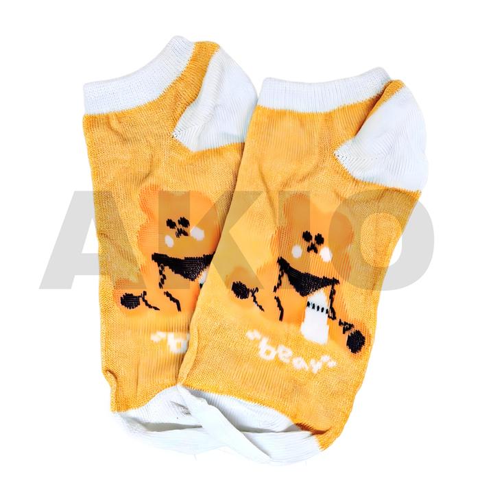 Gambar Kaos Kaki Wanita Pendek Korea Lucu Warna Tebal Dewasa ANIMAL FLOWER - 19 dari AKIO Stationery undefined Tokopedia