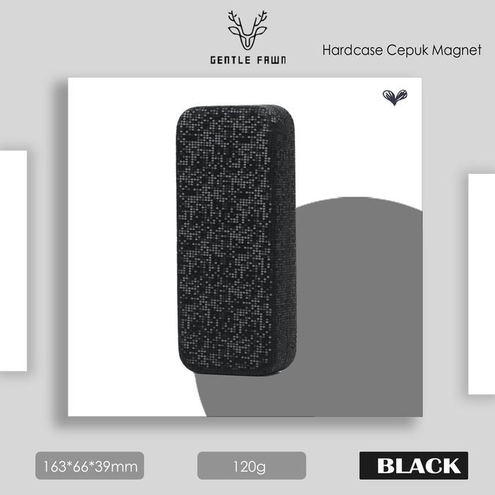 Gambar GENTLE FAWN Box Tempat Kacamata Hard Case Anti Air Vintage Terbaru D1 - D4 BLACK, SATUAN dari Gray Pink undefined Tokopedia