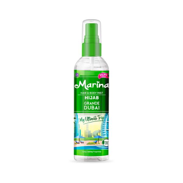 Gambar MARINA Hair & Body Mist 100ml Hijab Parfum Parfume Cologne Wangi Badan - (HIJAB) Hijau dari 3 Brothers Store undefined Tokopedia