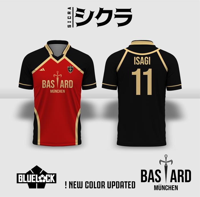 Gambar Jersey Anime Blue Lock Bastard Munchen Cosplay Bola Manga - Atasan, XS dari Sicrastore undefined Tokopedia