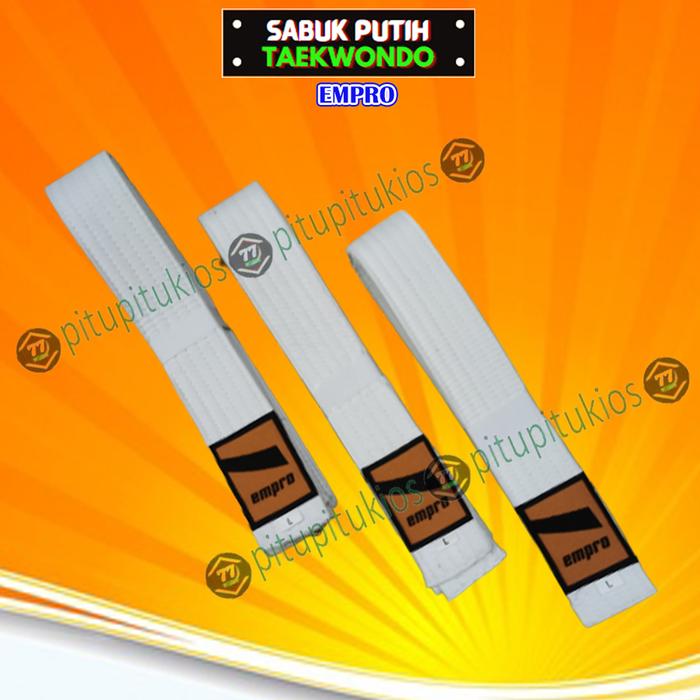 Gambar Sabuk Putih Taekwondo Tekwondo Karate Silat Pemula Basic Empro Satria - EMPRO dari pitupitukios undefined Tokopedia