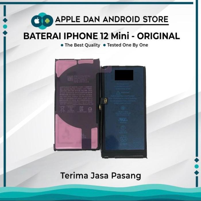 Gambar BATTERY BATERAI BATRE IPHONE 12 MINI ORIGINAL - ORIGINAL dari apple dan android store undefined Tokopedia