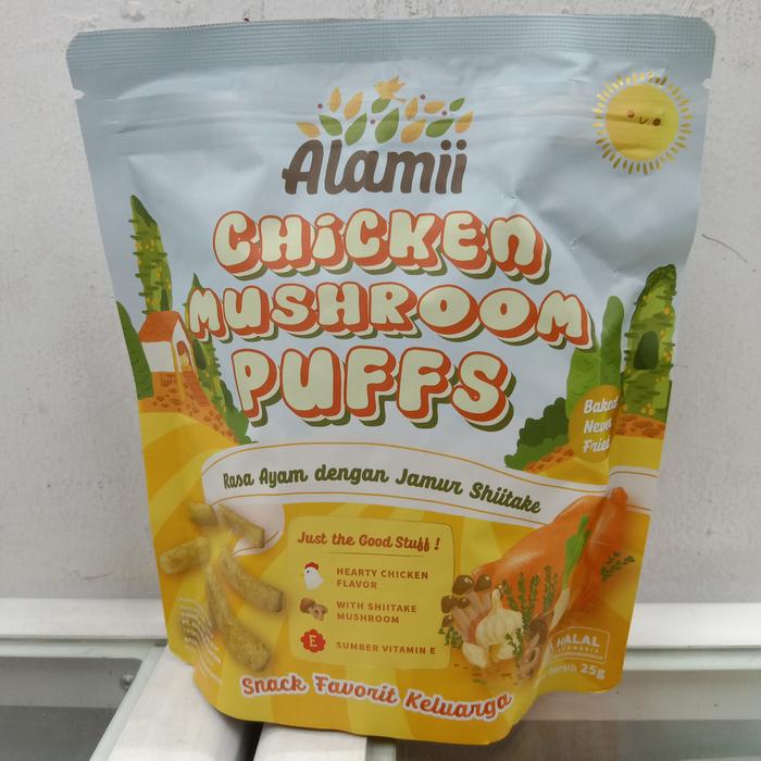 Gambar Alamii chicken mushroom puffs(cemilan bayi) dari Toko kosmetik Artha undefined Tokopedia