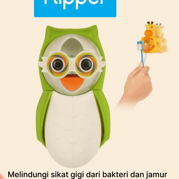 Gambar FLIPPER - OWL Series - Hijau dari ALYA COSMETIC undefined Tokopedia