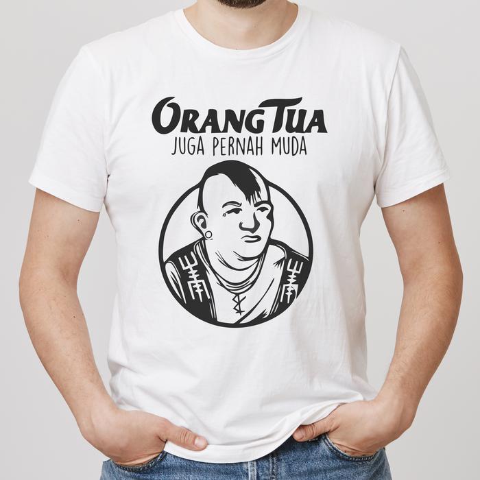 Gambar Kaos Baju Meme Lucu lucuan ORANG TUA JUGA PERNAH MUDA - Hitam, 4XL dari Barang-Custom undefined Tokopedia