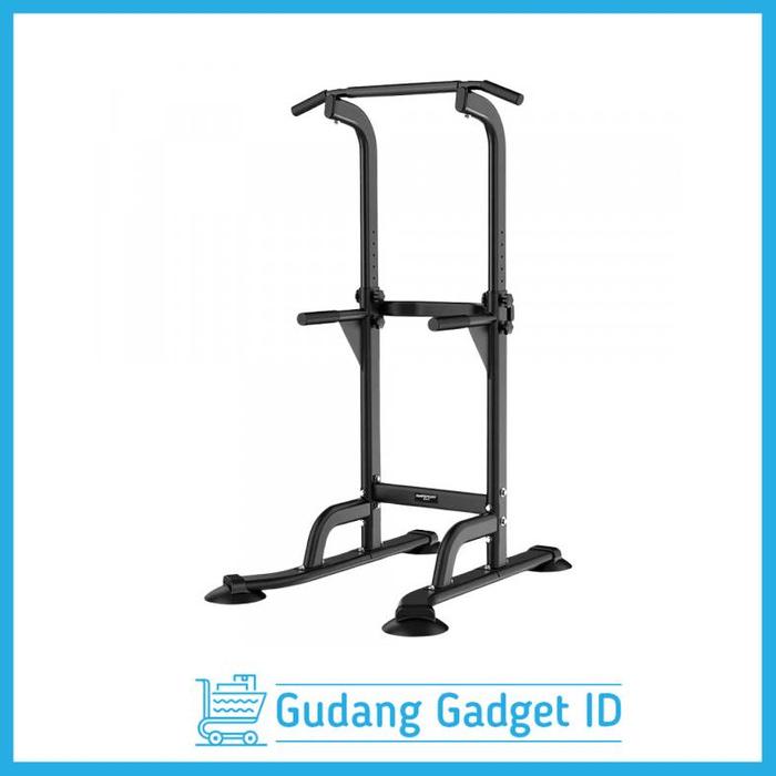 Gambar Alat Fitness Pull Up Bar Station Chin Up Push Up Pullup Gym Portable - Black dari TIGER _SPORT undefined Tokopedia