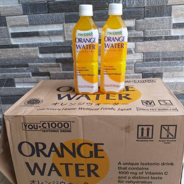Gambar YOU WATER C 1000 ORANGE / JERUK 500ML DUS ISI 24 BOTOL dari Hartoko Widjaja undefined Tokopedia
