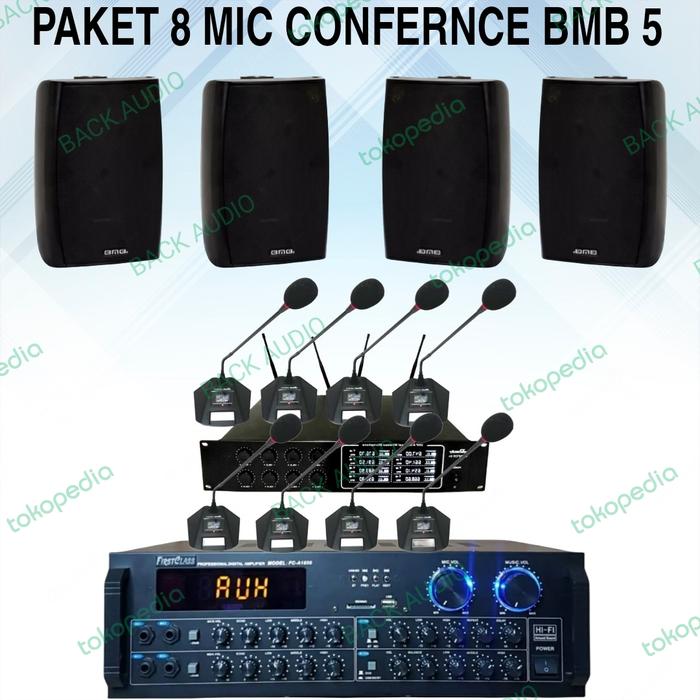 Gambar paket mic conference ruang rapat 16 mic dan 8 mic wireless paket rapat - PAKET-5 dari STORE BACK AUDIO undefined Tokopedia