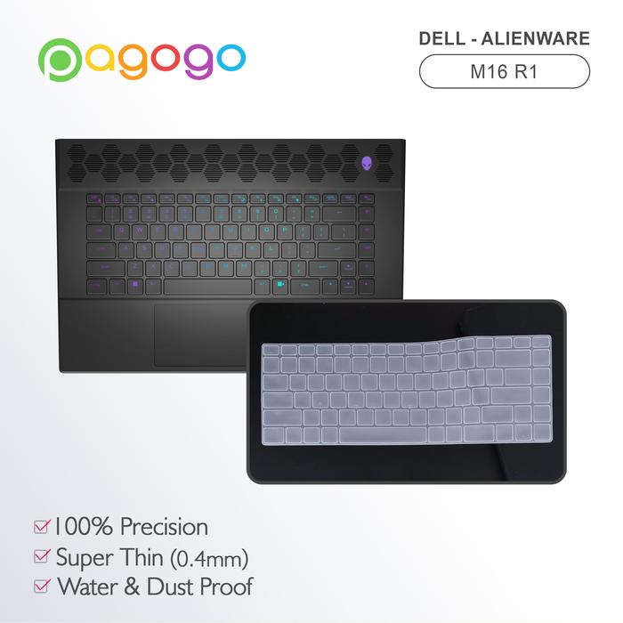 Gambar Screen Guard Keyboard Protector Garskin Laptop Alienware M16 R1 Bening - Keyboard Clear dari Pagogo Store undefined Tokopedia