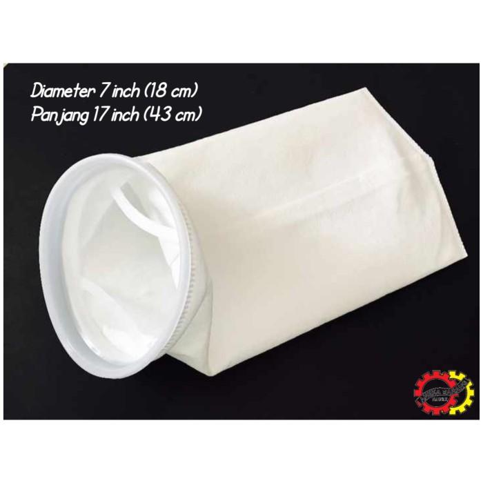 Gambar Filter Bag PP Polypropylene,7x17 inch. 1,5,10,25,50,100,150 micron - 7 x 17 inch, 5 micron dari Aneba Teknik undefined Tokopedia