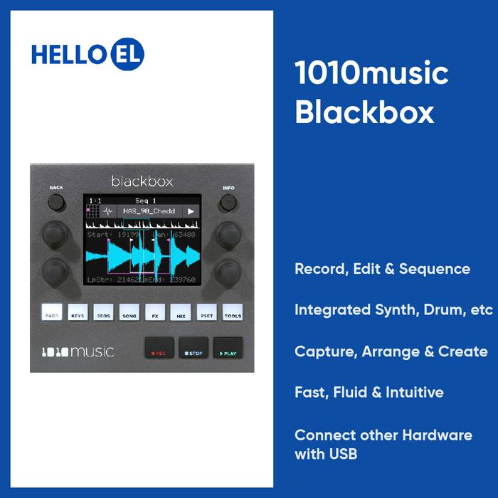 Gambar 1010music Blackbox 1010 Music Compact Sampling Studio dari Hello El Official undefined Tokopedia