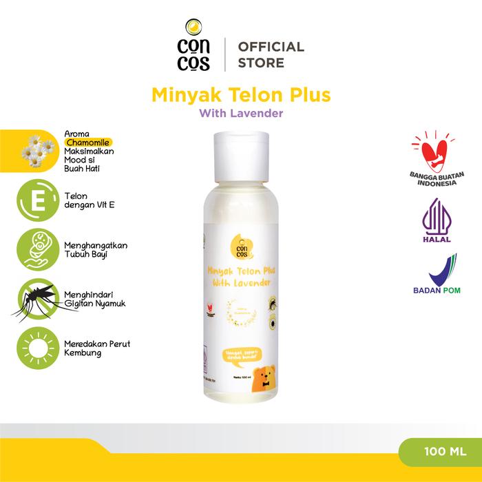 Gambar Concos Minyak Telon Plus With Lavender 100 ML Aroma Chamomile dari Concos Indonesia undefined Tokopedia