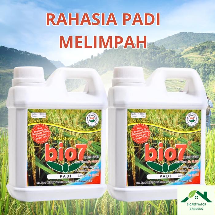 Gambar Bio7 Padi pupuk Organik cair hayati 100% alami original 1 Liter - Bio7 Padi dari SultanBandungStore undefined Tokopedia
