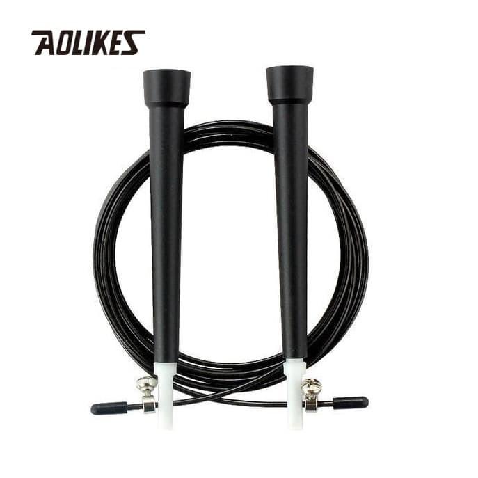 Gambar Tali Skipping Aolikes 3201 Jump Rope Skiping Olahrga Gym Cardio Fitnes - Hitam dari Rockbrosindo undefined Tokopedia