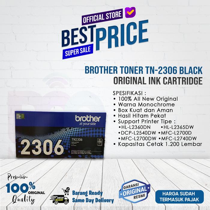 Gambar Brother Toner TN-2356 High Yield Original HL-2365DW DCP-L2540DW TN2356 - TN2306 1200 dari Multifungsi Online undefined Tokopedia