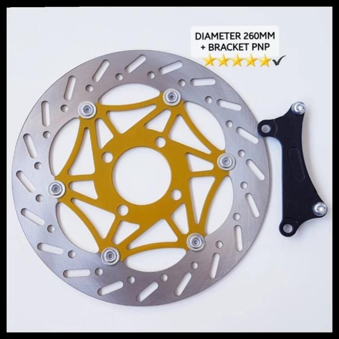 Gambar PIRINGAN CAKRAM DISC BRAKE BESAR-LEBAR 260 VARIO-VARIO 125-BEAT-SCOOPY - MOTIF D, DIAMETER 260MM dari ANTON K2 AKSESORIS MOTOR undefined Tokopedia