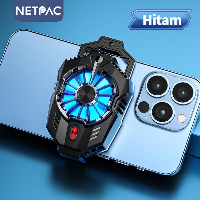 Gambar Funcooler X20 Fan Cooler Radiator Pendingin HP Ice Cooling Fan gaming - Hitam dari Netpac Store undefined Tokopedia