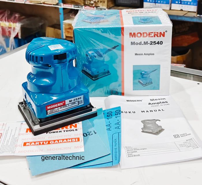 Gambar Mesin Amplas Modern M2500B (Persegi)/Mesin Amplas Modern M2540 (Kotak) - M2540-Kotak dari generaltechnic undefined Tokopedia