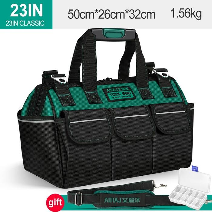 Gambar Tas Perkakas Tool Bag Toolkit Serbaguna Waterproof Wear Resistant - Hitam 23 inch dari Mitra Sarana Nusa undefined Tokopedia