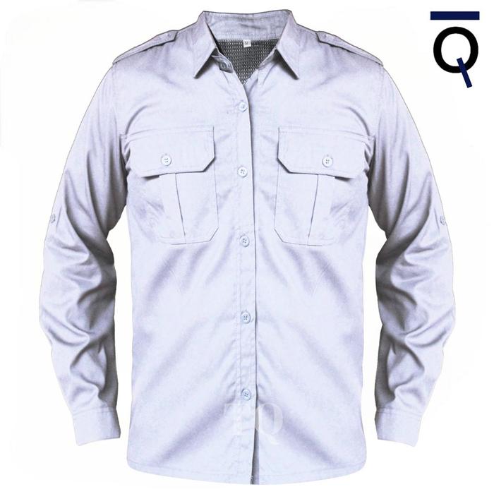 Gambar KEMEJA PDL BAHAN AMERICAN DRILL | KEMEJA PDL LENGAN PANJANG | KEMEJA - Putih, XXL dari TACTICAL QUEEN undefined Tokopedia