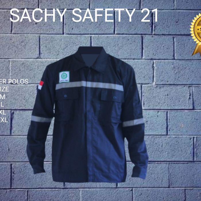 Gambar Baju wearpack safety K3 baju pertambangan / Baju proyek - DONGKER POLOS, M dari SACHY SAFETY 01 undefined Tokopedia