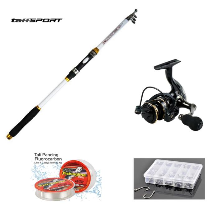 Gambar Pancingan 1 Set Lengkap Murah Berkulitas Pancing Katrol 1 Set Joran Bc - 2.7M+RELT 2000 dari Wijaya Allparts undefined Tokopedia