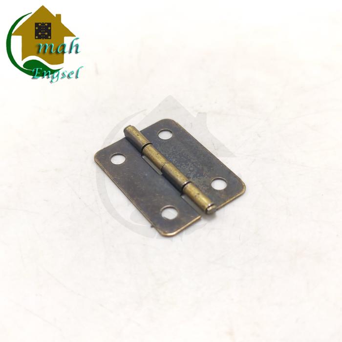 Engsel Mini Jual +Skrup Engsel Mini 25x16 mm (10 pcs) engsel kecil ujung tumpul ...