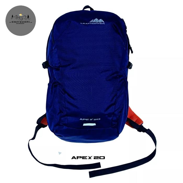 Gambar LEAFHOPPER TAS PUNGGUNG PRIA WANITA ORIGINAL SERI APEX 20L SLOT LAPTOP - NAVY dari khaffa.adventure undefined Tokopedia