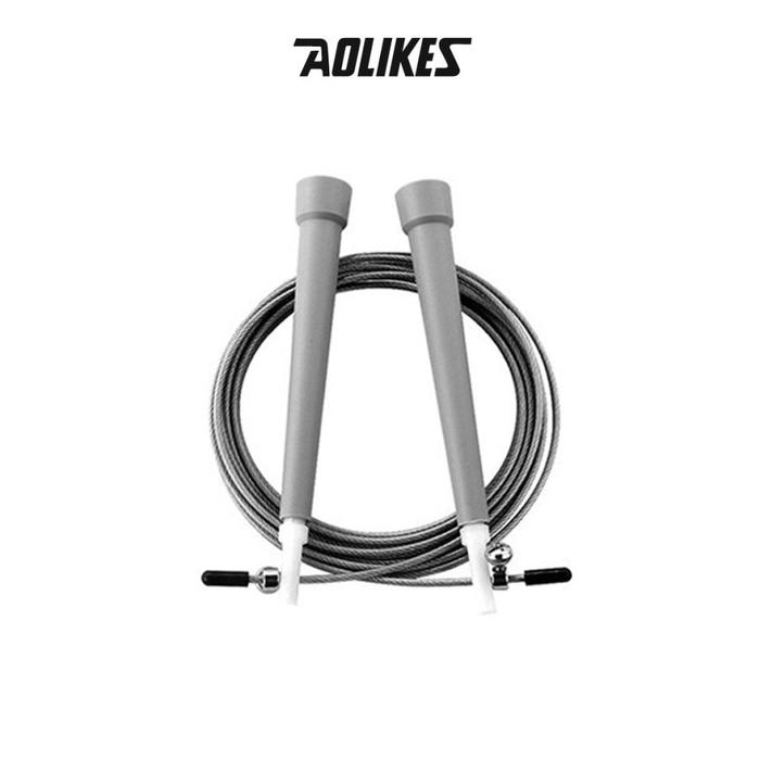 Gambar Tali Skipping Aolikes 3201 Jump Rope Skiping Olahrga Gym Cardio Fitnes - Abu dari Rockbrosindo undefined Tokopedia