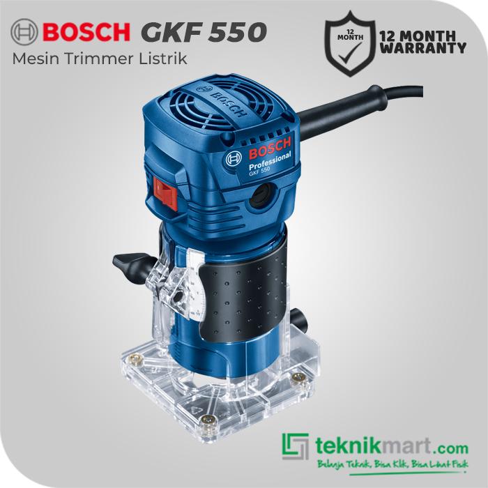 Gambar Bosch Mini Router / Trimmer Listrik 6mm 550Watt GKF 550 - UNIT ONLY dari Teknikmart undefined Tokopedia