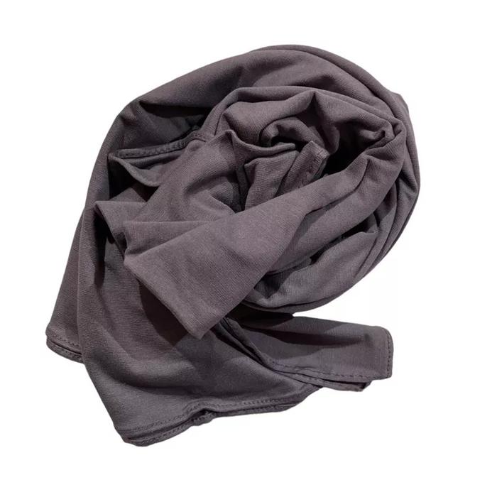 Gambar Pashmina Kaos Jersey Pashmina Meleyot Flowy Turkey Shawl - Abu tua dari Acil Bungas Banjarmasin undefined Tokopedia