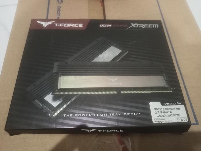 Jual Team EXtreme DDR4 16GB (2x8GB) PC33000 4133Mhz