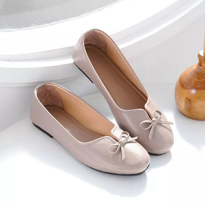 Gambar Sepatu Flatshoes Kinas Sandal Slop Wanita Remaja Murah Terbaru - choco, 37 dari slingbag_id undefined Tokopedia