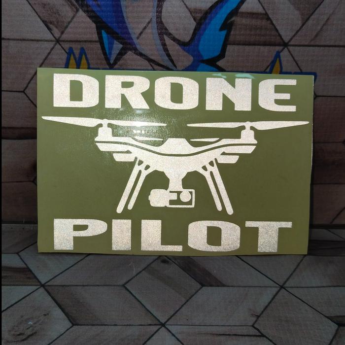 Gambar DJI, Stiker DJI, DRONE PILOT, STIKER REFLEKTIF DJI, STIKER DRONE PILOT - DRON PILOT 3 dari dharva mahe undefined Tokopedia