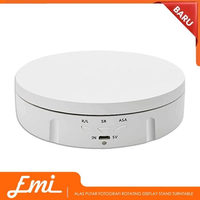 Gambar TaffSTUDIO Alas Putar Fotografi Rotating Display Stand Base Mirror - Putih 14.5cm dari Emilab Indonesia undefined Tokopedia