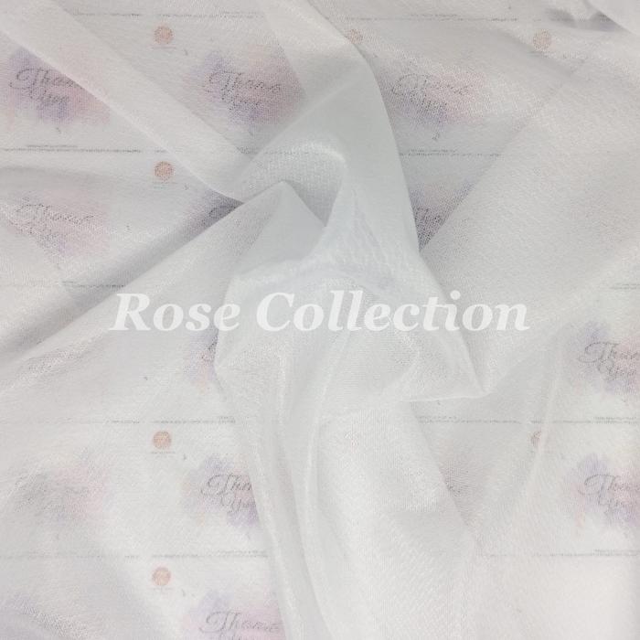 Gambar Trikot Sutra Soft Trikot  Hitam dan Putih - Putih dari Rose Collection Medan undefined Tokopedia