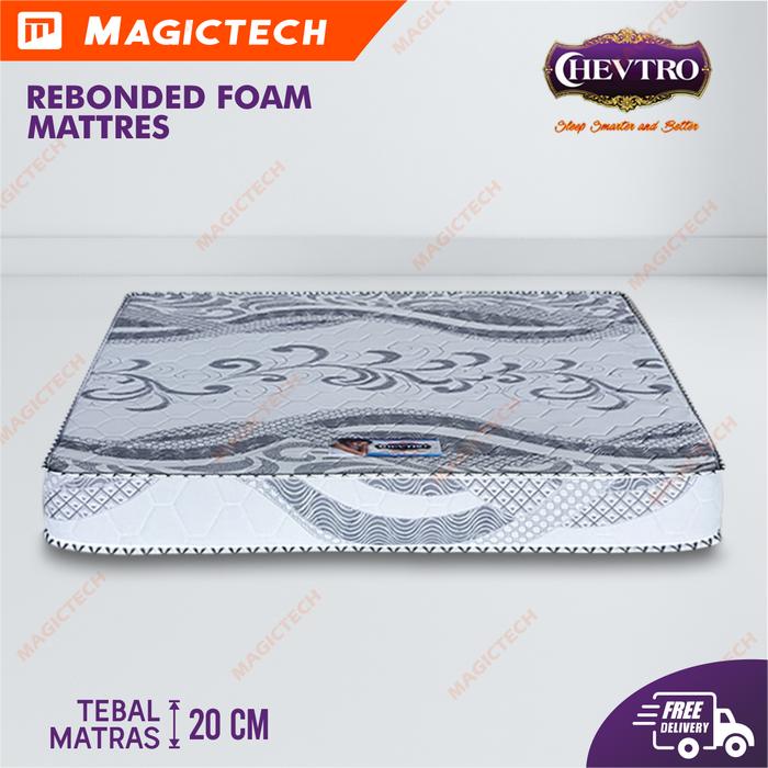 Gambar KASUR / MATRAS BUSA REBONDED CHEVTRO 150 X 190 X 20 QUEEN - MATRAS SAJA dari Magictech Batam undefined Tokopedia