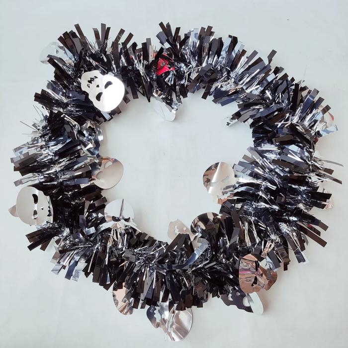 Gambar SLINGER HALLOWEEN TINSEL MURAH DEKORASI PESTA SLINGER METALIK BAGUS - PUTIH GHOST dari MadisonShop undefined Tokopedia