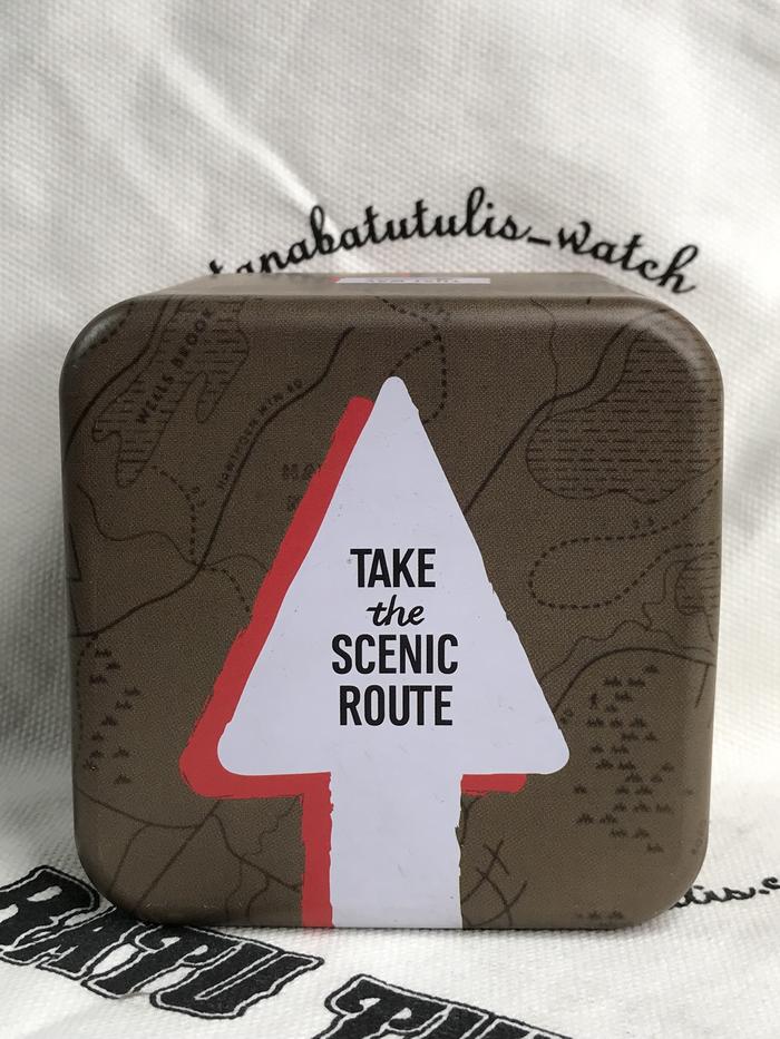 Jual Tin Box Fossil Original Take the Scenic Route Kota