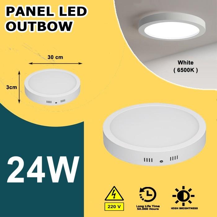 Gambar Panel Led Outbow Lampu Downlight Led Panel Bulat - 24 Watt, Warm White dari Lampu Bagus undefined Tokopedia