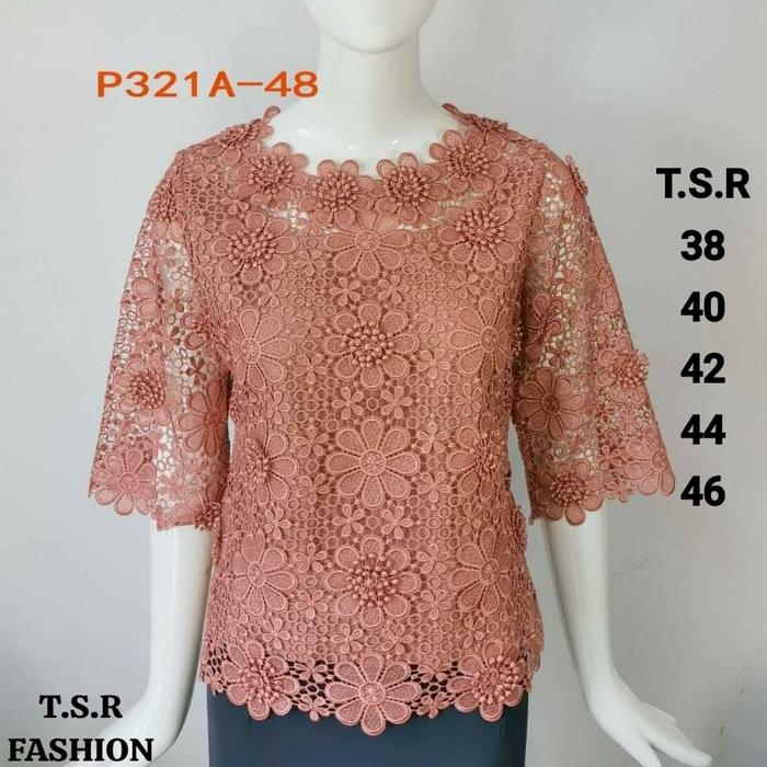 Gambar ATASAN BROKAT PINK boutique P321A WANITA PREMIUM IMPORT BANGKOK - 2, 42 dari FashionimportStore undefined 5 Tokopedia