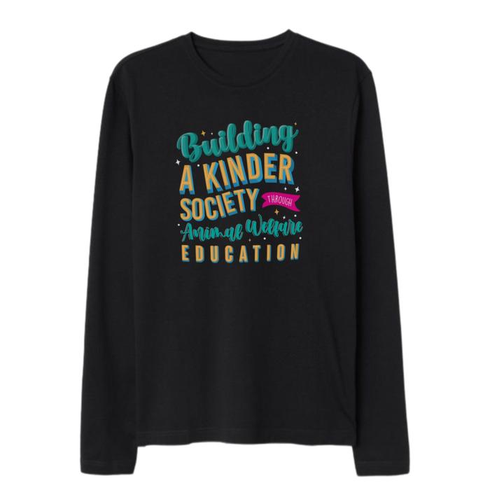 Gambar Tshirt Long Sleeve JAAN - Building a Kinder Society - Hitam, S dari JAAN Domestic Shop undefined Tokopedia