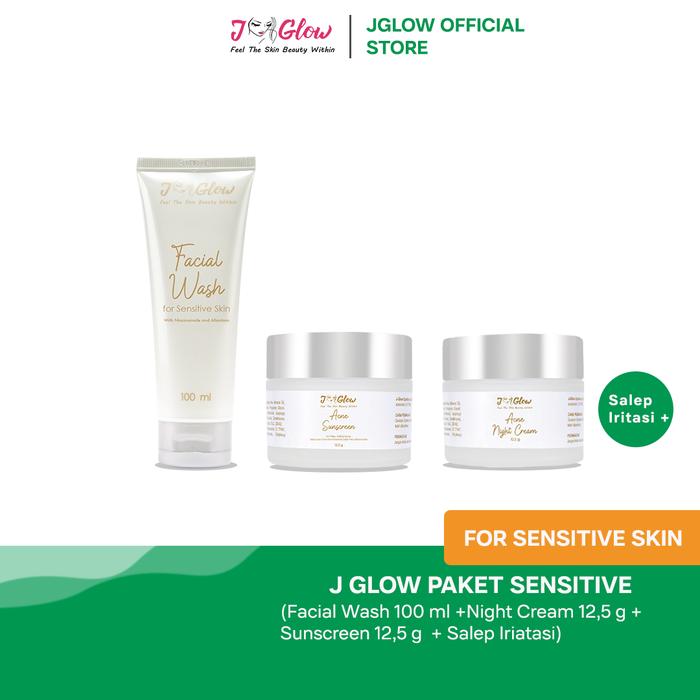 Gambar JGLOW Paket Sensitive - Normal Salep dari JGLOW OFFICIAL STORE undefined Tokopedia